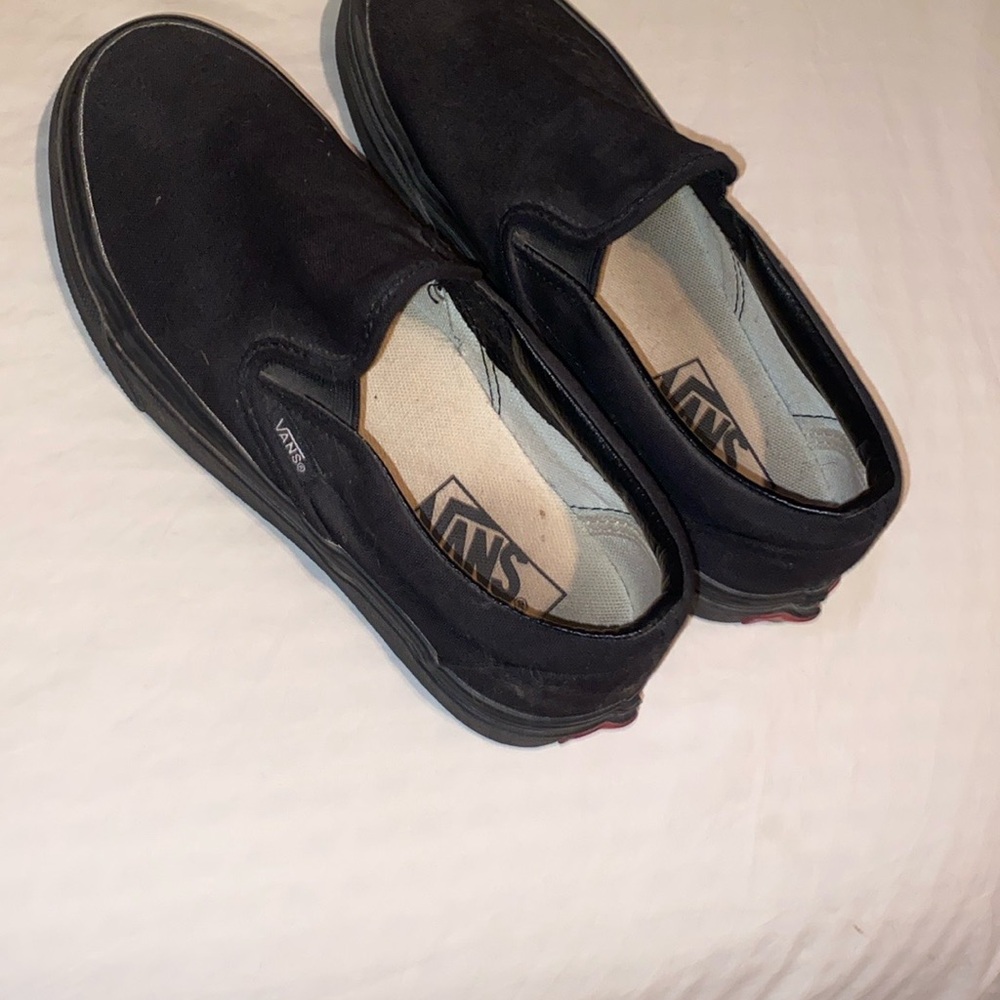 Vans Black Slip-On Loafers Men’s
